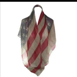 American flag scarf